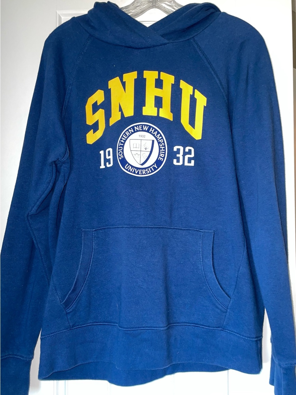 League Navy Pullover with Gold Label